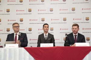Scotiabank y FC Barcelona firman acuerdo