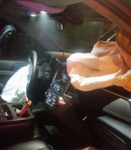 Senadora Sonia Mateo sufre accidente