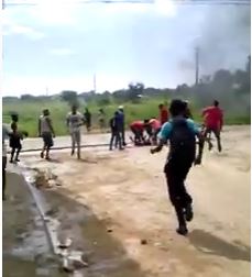 Circula video en redes sobre muerte de joven en medio de protesta en San Luis