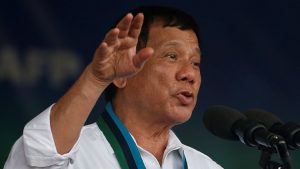 Presidente de Filipinas admite que 