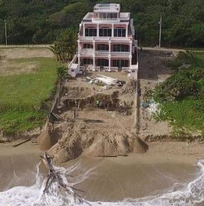 Se desploma casa de empresario ruso en Cabarete