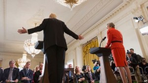 May y Trump coinciden en sanciones contra Rusia