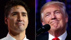 Trump y Trudeau se ven cara a cara por primera vez