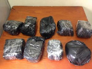 SFM: DNCD decomisan 10 libras de un polvo presumiblemente marihuana 