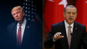 Donald Trump y el presidente de Turquia