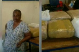  Detienen una comerciante trató de introducir varias pacas de droga por Dajabón