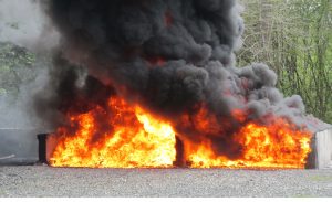 Procuraduría quema 233 kilogramos de drogas decomisados la pasada semana