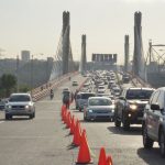 AMET pone en marcha prueba con conos para agilizar tránsito desde Santo Domingo Este al Distrito Nacional