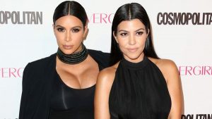 Kim Kardashian publica imagen con su hermana Kourtney