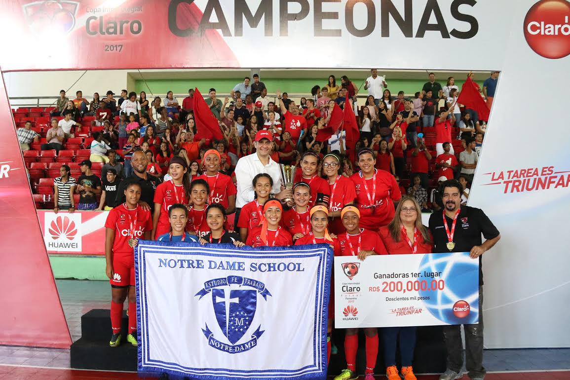 Notre Dame revalida título en Copa Intercolegial Claro de Futsal