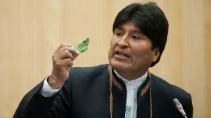 Evo Morales promulga  ley que amplía superficie cultivo de coca en Bolivia