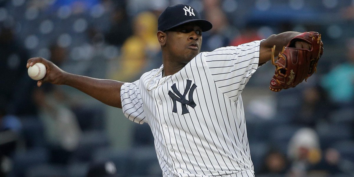 Dominicano Luis Severino se realza con lluvia de ponches en triunfo de Yankees