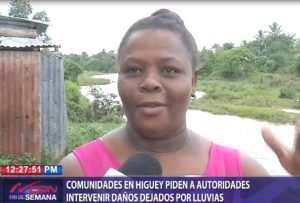 Comunidades en Higüey piden a autoridades intervenir daños dejados por lluvias