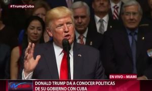 Trump revoca totalmente trato de gobierno Obama y Cuba