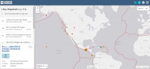 Reportan temblor de 4.1 grados en Monte Plata