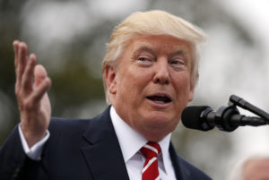 JUNE 22, 2107 FILE PHOTO FILE - In this June 22, 2017 file photo, President Donald Trump speaks on the South Lawn of the White House in Washington. President Donald Trump is not known for plunging into the details of complex policy issues, and health care is no exception. Since his campaign days, Trump has addressed health care in broad, aspirational strokes. Nonetheless he made some clear promises along the way. (AP Photo/Alex Brandon, File)