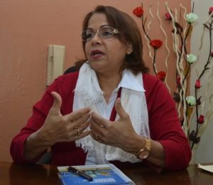 La maestra Emma Polanco saludó este miércoles la condena impuesta contra los asesinos del exrector de la Universidad Autónoma de Santo Domingo (UASD), Mateo Aquino Febrillet.