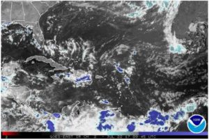 Vaguada provocará aguaceros, tronadas y ráfagas de viento este sábado