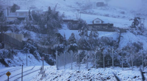 Nevadas en Chile deja un muerto y dos heridos