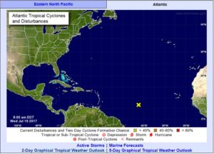 Tormenta Don degenera en baja presión; pronostican chubascos este miércoles