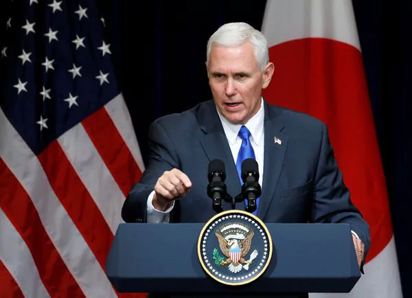 Pence termina actividades en sudamericana y regresa a EEUU