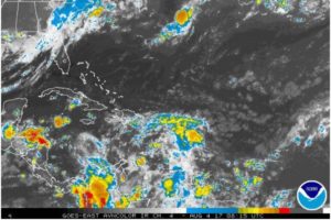 Pronostican aguaceros en varias regiones del país este viernes   