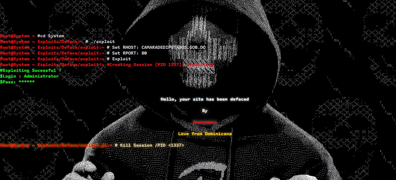 Página web Cámara de Diputados es hackeada