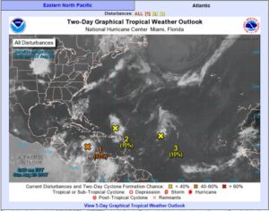 Meteorología pronostica aguaceros importantes desde este domingo sobre el país 