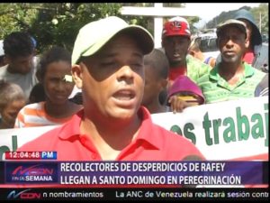 Recicladores de Santiago llegarán el lunes al Palacio Nacional