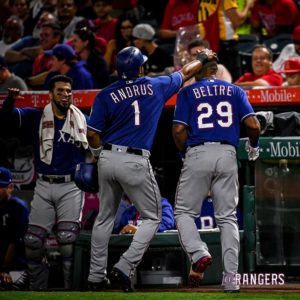 Jonrón de Adrián Beltré sella triunfo de Rangers sobre Angelinos 