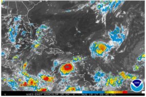 ONAMET vigila paso de tormenta Harvey al sur de RD