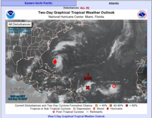 Meteorología mantiene provincias en alerta ante aguaceros este sábado