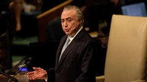 Michel Temer: “Expresamos nuestro apoyo al pueblo de Venezuela”
