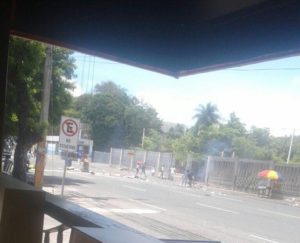 Se registran disturbios en la UASD este lunes
