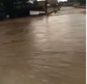 Presidente Medina sale a evaluar daños de huracán María 