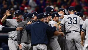 Yankees completan repunte eliminando a Indios en juego 5 