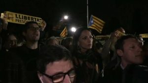 La alcaldesa de Barcelona, Ada Colau, que por la mañana había manifestado que para ella Carles Puigdemont sigue siendo el legítmo presidente de la Generalitat,