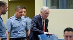 El exmilitar serbobosnio Ratko Mladic, conocido como 