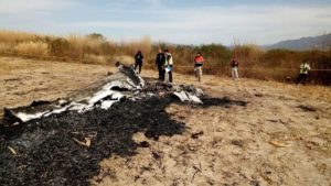 Hallan en México avioneta accidentada con tripulación muerta