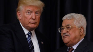 Trump comunica a presidente palestino su intención de mover Embajada de Estados Unidos a Jerusalén 