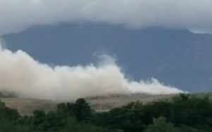 Humareda afecta comunidades La Canela y Batey Uno en Santiago