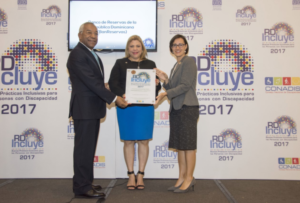 Banreservas recibe Sello de Buenas Prácticas “RD Incluye 2017”