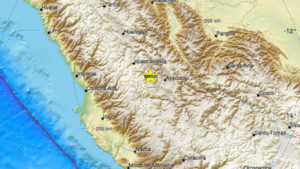 Sismo de 5,3 sacude la parte central de Perú