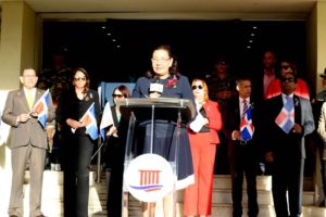 TC realiza enhestamiento de la bandera nacional en ocasión del natalicio del patricio Juan Pablo Duarte

