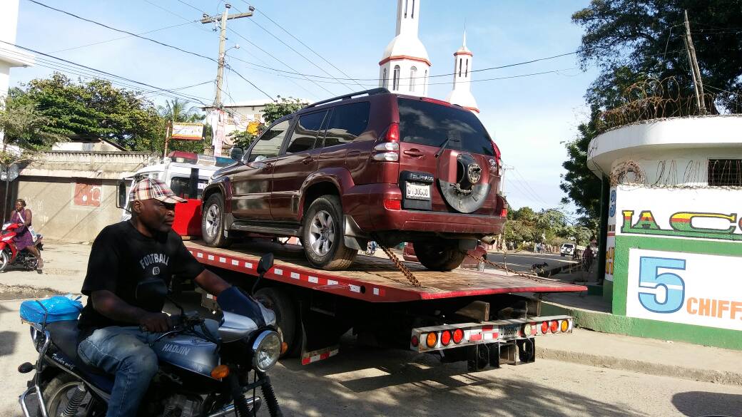 Recuperan en Haití yipeta llevada de forma irregular desde RD