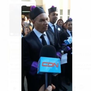 Unidad de Género Corte de Apelación San Juan lee manifiesto en respaldo a la mujer