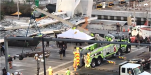 Hallan tres cuerpos dentro de los primeros carros sacados debajo del puente de Miami