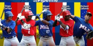 RD encabeza lista de los 30 mejores prospectos internacionales del béisbol