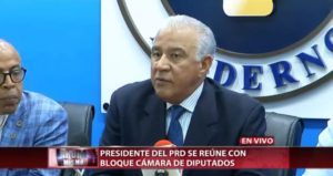 Presidente PRM se reúne con diputados de esa organización para tratar Ley de Partidos