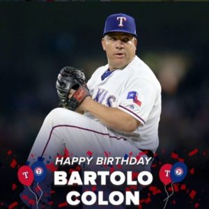 Así celebró Bartolo Colón su cumpleaños 45
